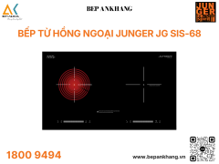 Bếp 2 Vùng Nấu Từ Kết Hợp Hồng Ngoại Junger SIS-68 - Made In Thái Lan